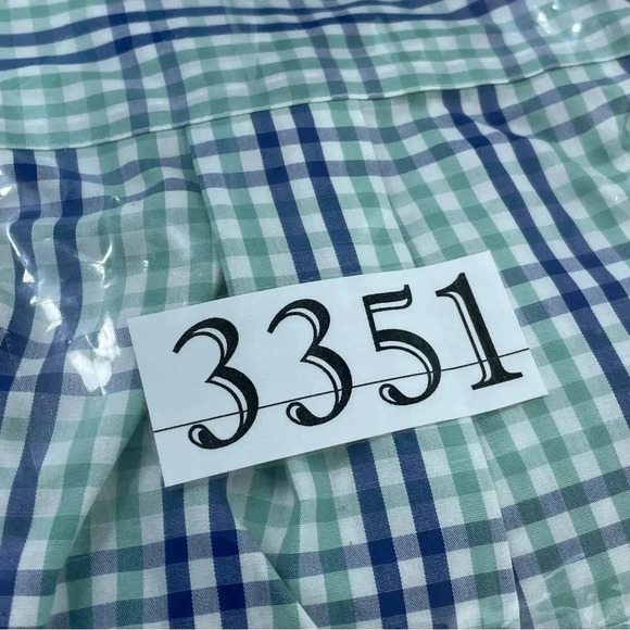 LL Bean Shirt Button Down Short Sleeve Mens Size M tall 3351 - Picture 7 of 7